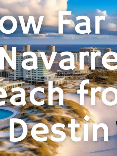 how far is navarre beach from destin
