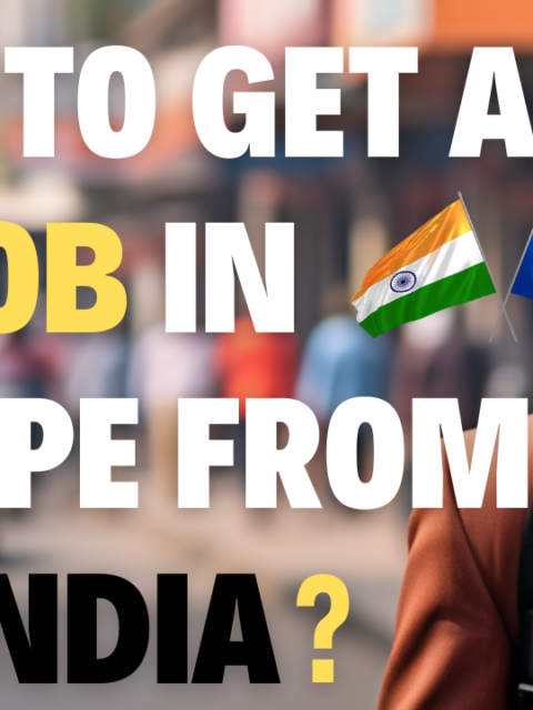 how to get a job in europe from india